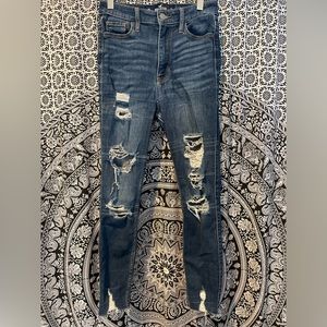 Hollister Jeans - Ultra High-Rise Crop Super Skinny - 0 - w24 L24